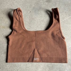 Set Active Box Cut Bra